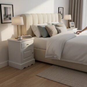 Pair of Jack n Jill Solid Country Pine Bedside