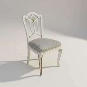 Vintage Over Filled Bedroom Chair