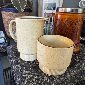 Poole Pottery Milk and Sugar