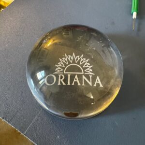 Oriana Glass Paperweight
