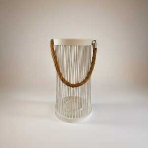 White Wooden Lantern