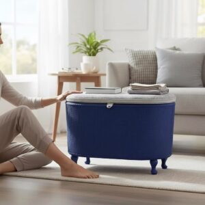 Lloyd Loom Ottoman