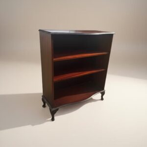 Small Bow Fronted Bookcase