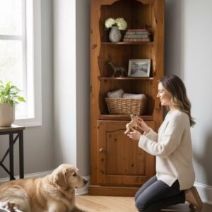 Solid Pine Corner Unit