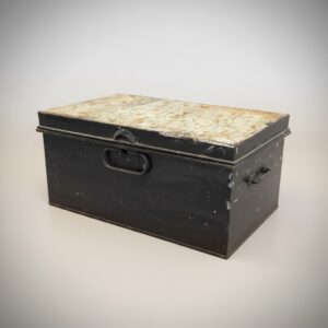 Antique Metal Dispatch Box