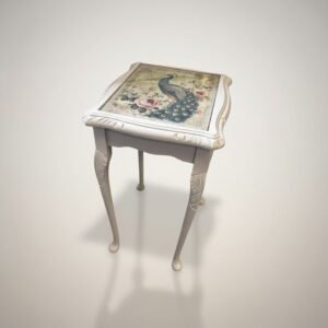 Small Glass Topped Table