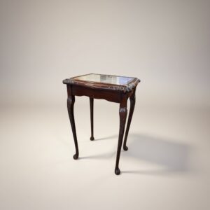 Small Glass Topped Table