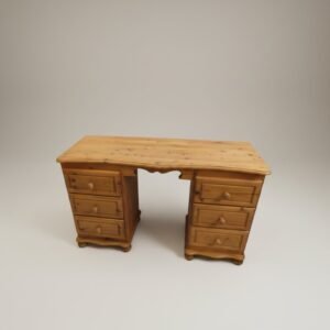 Pine Dressing Table and Stool