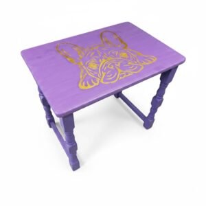 French Bulldog Side Table