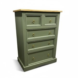 Very Large Pine Chest 6 Drawers