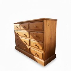 Country Pine Merchant Chest of Drawers no